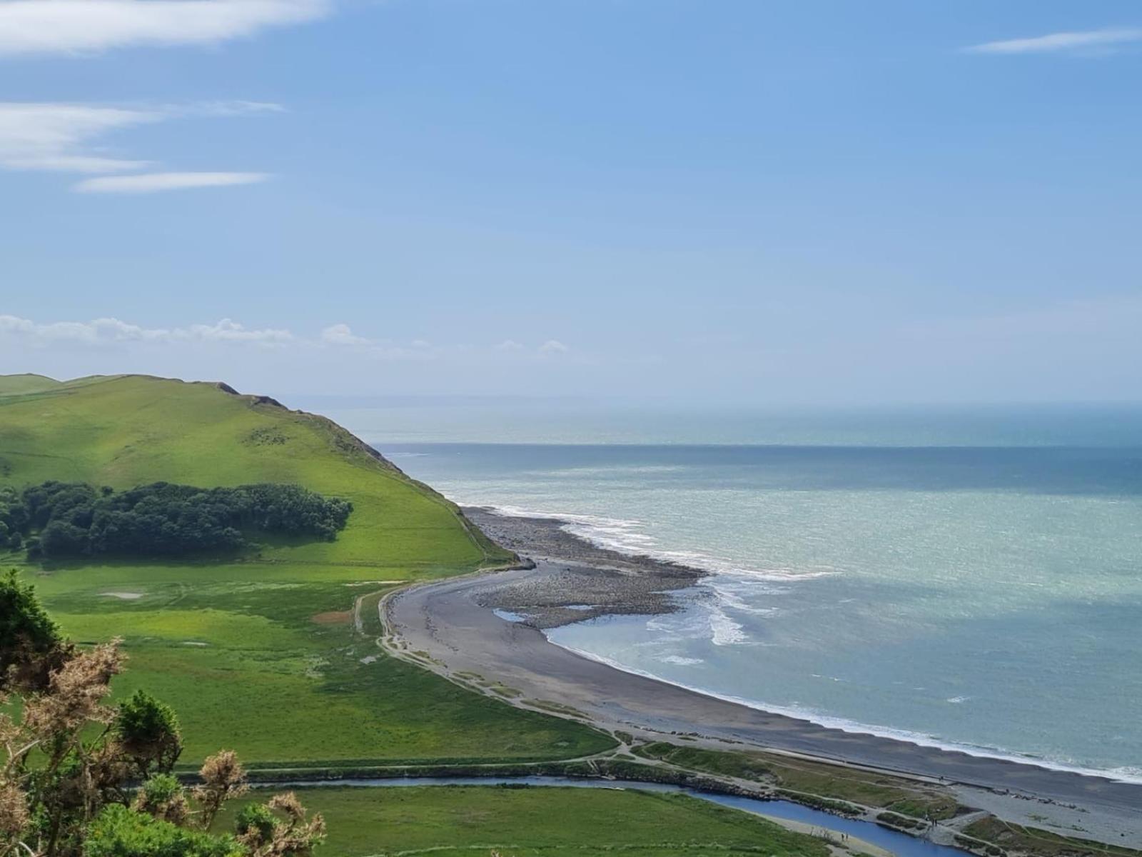 Spacious Luxury Escape With Sea Views And Pet Friendly At Clarach Bay Aberystwyth Exteriör bild