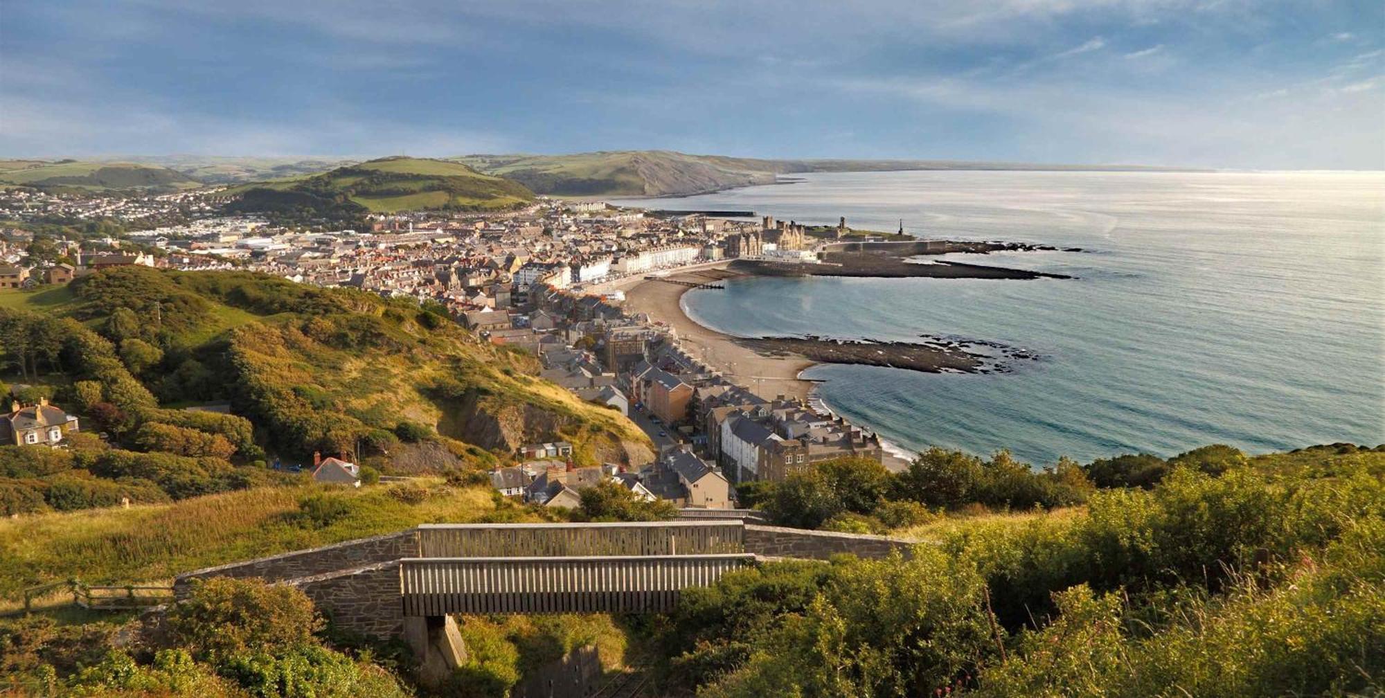 Spacious Luxury Escape With Sea Views And Pet Friendly At Clarach Bay Aberystwyth Exteriör bild